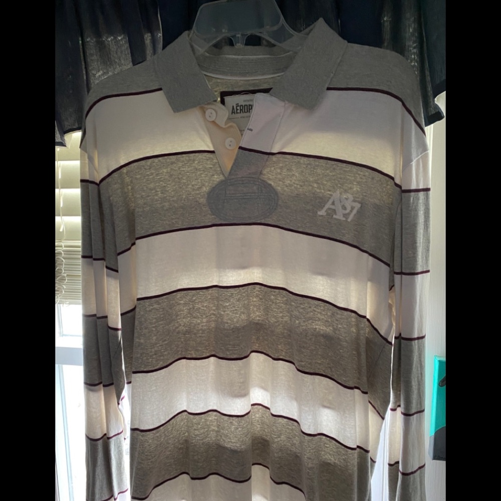 Long sleeve polo tshirt